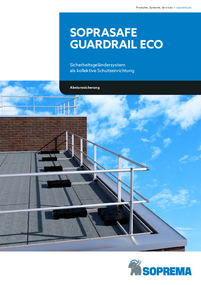 Broschüre "Sicherheitsgeländersystem SOPRASAFE GUARDRAIL ECO"